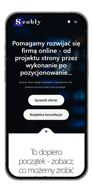 Seobly widok na urzadzeniu mobilnym